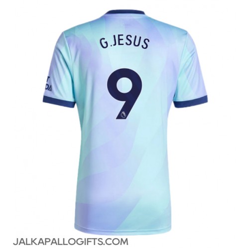 Arsenal Gabriel Jesus #9 Kolmaspaita 2024-25 Lyhythihainen